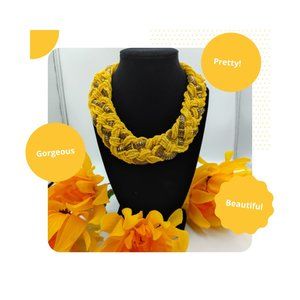 Exotic Bohemian Beaded Necklace